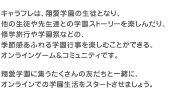 キャラフレ説明文